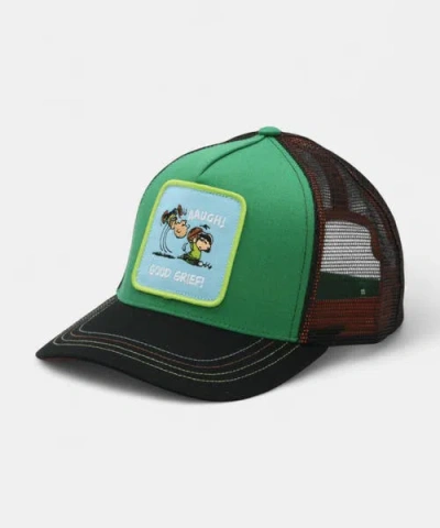 Peter Grimm Good Grief Trucker Cap In Green