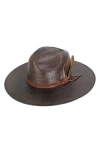 Peter Grimm Phoenix Straw Sun Hat In Brown