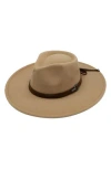 Peter Grimm Preston Fedora In Tan