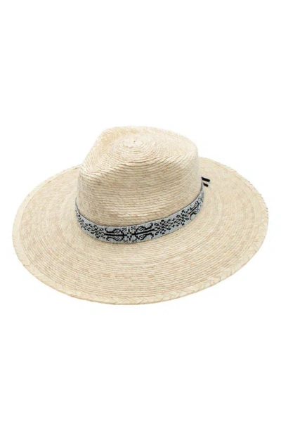 Peter Grimm Rida Beaded Strap Straw Hat In Neutral