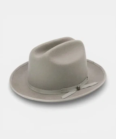 Peter Grimm Rough Road Wool Felt Fedora In Grey