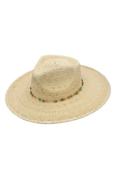 Peter Grimm Serena Straw Panama Hat In Neutral