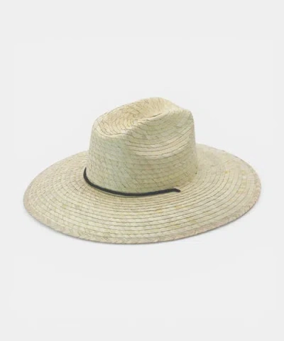 Peter Grimm Shelter Packable Straw Lifeguard Hat In Natural
