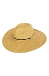 Peter Grimm Shimmer Sun Hat In Tan