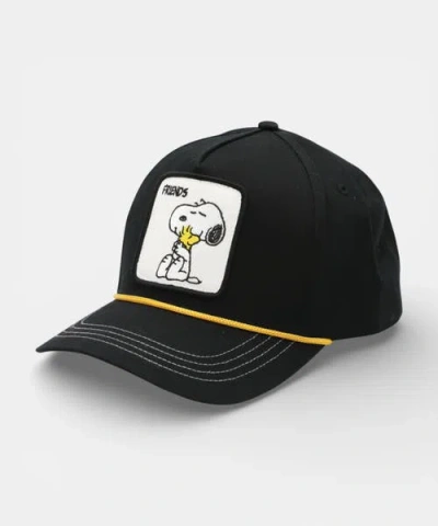 Peter Grimm Snoopy Friends Trucker Cap In Black
