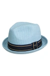 PETER GRIMM STRAW FEDORA