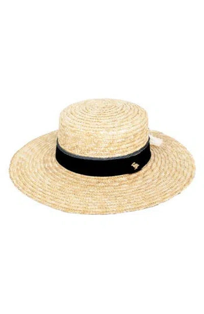 Peter Grimm Teresa Wheat Straw Resort Hat In Neutral