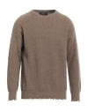 Peter Hadley Sport Man Sweater Brown Size Xxl Wool, Viscose, Nylon, Cashmere