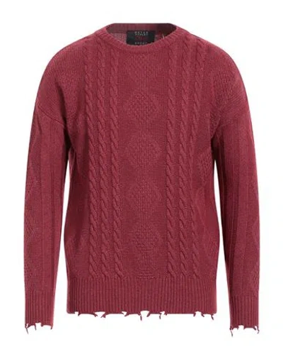 Peter Hadley Sport Man Sweater Garnet Size Xxl Wool, Viscose, Nylon, Cashmere In Red