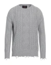 Peter Hadley Sport Man Sweater Grey Size Xxl Wool, Viscose, Nylon, Cashmere