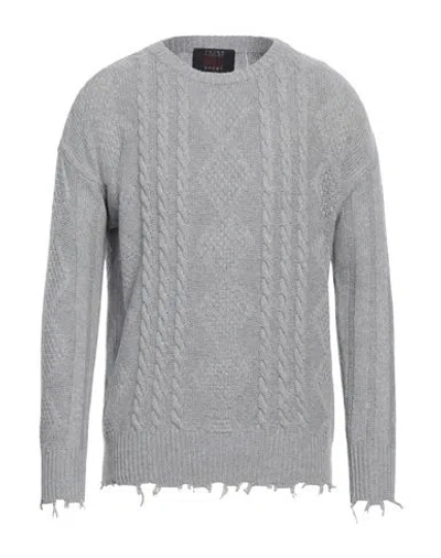 Peter Hadley Sport Man Sweater Grey Size Xxl Wool, Viscose, Nylon, Cashmere