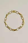 Peter + June Chain Link Necklace In Gold In Gold