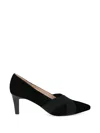 Peter Kaiser Elastic Strap Suede Pumps In Multi