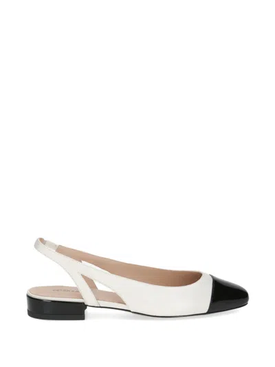 Peter Kaiser Two-tone Slingback Leather Pumps In Neutral