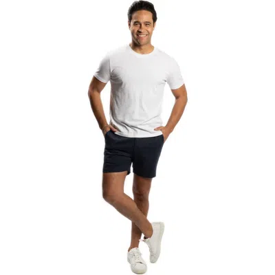 Peter Manning Stretch Chino Shorts 5 Inch In Blue