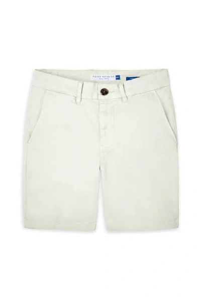Peter Manning Stretch Chino Shorts 7 Inch In White