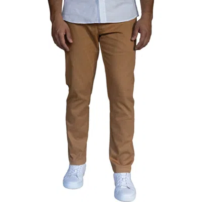 Peter Manning Stretch Chinos Standard Fit In Brown