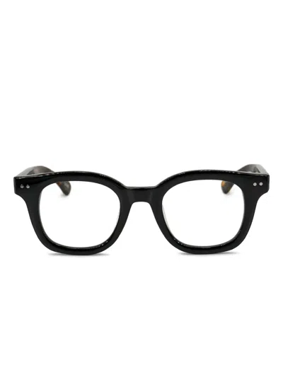 Peter & May Walk Geometric-frame Glasses In Black