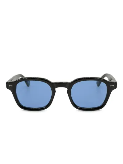 Peter & May Walk Geometric-frame Sunglasses In Black