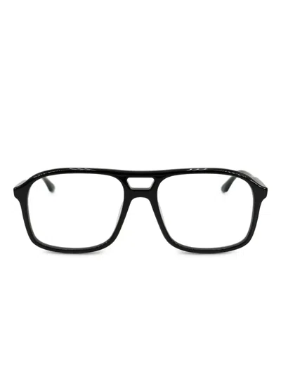 Peter & May Walk Oversize-frame Glasses In Black