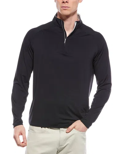 Peter Millar 1/2-zip Knitwear In Black