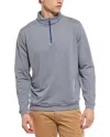 Peter Millar 1/4-zip Pullover In Gray