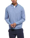Peter Millar 1/4-zip Pullover In Blue