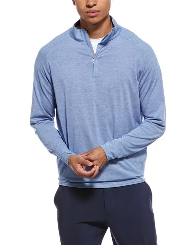 Peter Millar 1/4-zip Pullover In Blue