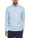 Peter Millar 1/4-zip Pullover In Blue