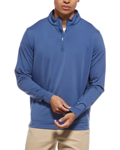 Peter Millar 1/4-zip Pullover In Blue