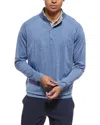 Peter Millar 1/4-zip Pullover In Blue