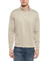 Peter Millar 1/4-zip Pullover In Brown