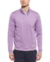 Peter Millar 1/4-zip Pullover In Metallic