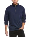 Peter Millar Crown Comfort Quarter Zip Pullover In Blue