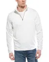 Peter Millar Albatross Pique 1/4-zip Pullover In White