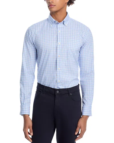 Peter Millar Albert Crown Lite Cotton Stretch Sport Shirt In Blue Poppy