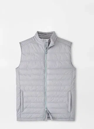 Peter Millar All Course Gilet In Gale Grey
