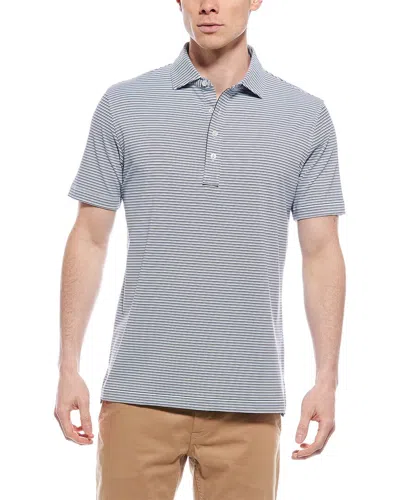 Peter Millar Alto Performance Jersey Polo Shirt In Blue