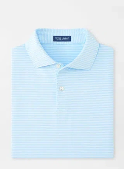 Peter Millar Ballad Performance Jersey Polo In Blue Spruce