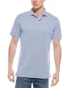Peter Millar Ambrose Performance Jersey Polo Shirt In Blue
