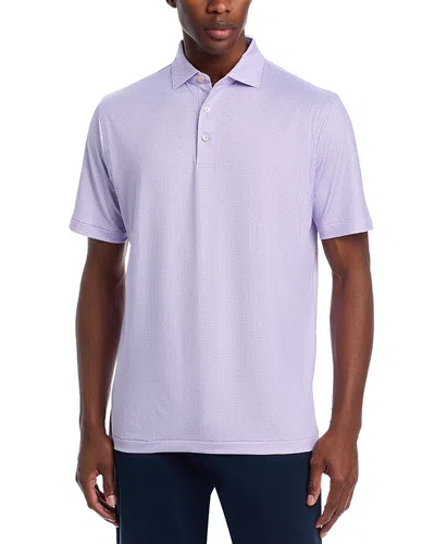 Peter Millar Ashgrove Performance Polo Shirt In Purple