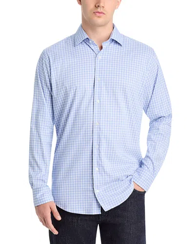 Peter Millar Atlas Crown Lite Stretch Sport Shirt In Blue