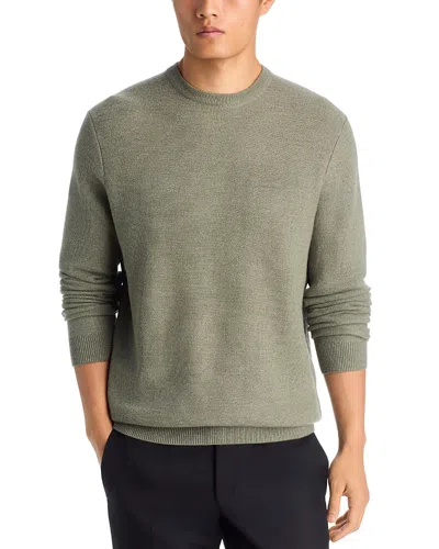 Peter Millar Autumn Crest Honeycomb Wool Blend Sweater In Gray