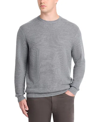 Peter Millar Autumn Crest Honeycomb Wool Blend Sweater In Gray
