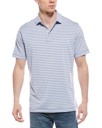 Peter Millar Avent Performance Jersey Polo Shirt In Blue