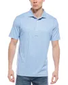 Peter Millar Avenue Performance Jersey Polo Shirt In Blue
