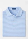 Peter Millar Bridge Performance Jersey Polo Shirt In Angelite