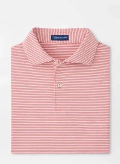 Peter Millar Ballad Performance Jersey Polo In Pink Crepe