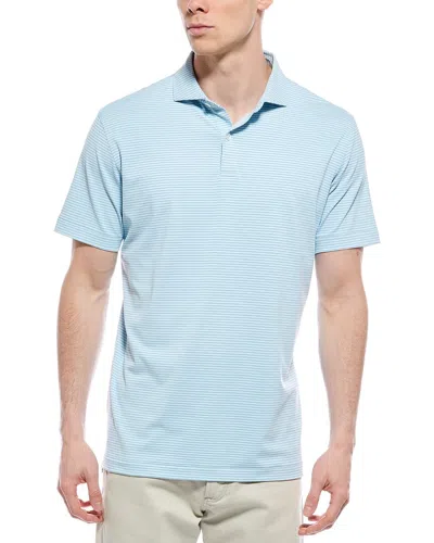Peter Millar Ballad Performance Jersey Polo Shirt In Blue