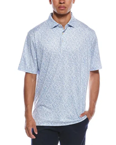 Peter Millar Bar For The Course Performance Jersey Polo Shirt In Blue